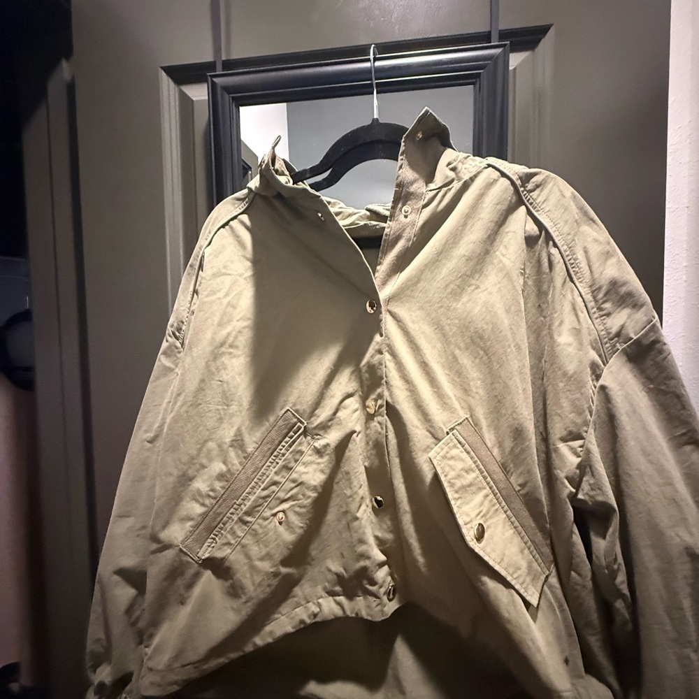 Zara Womens Parachute Jacket